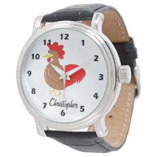 Rooster Design Personalised Watch