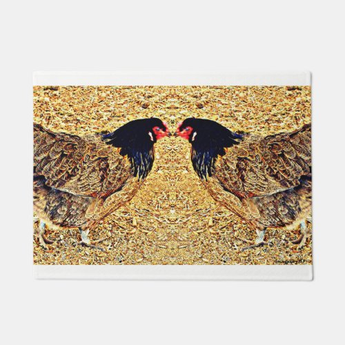 Rooster Door Mat