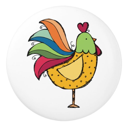 Rooster Drawer / Knobs SRF Zazzle