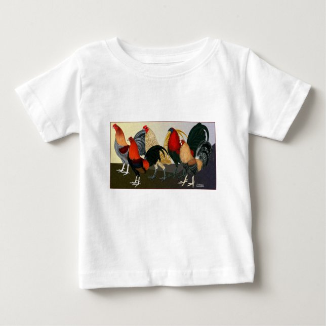 Rooster Dream Team Baby T-Shirt (Front)