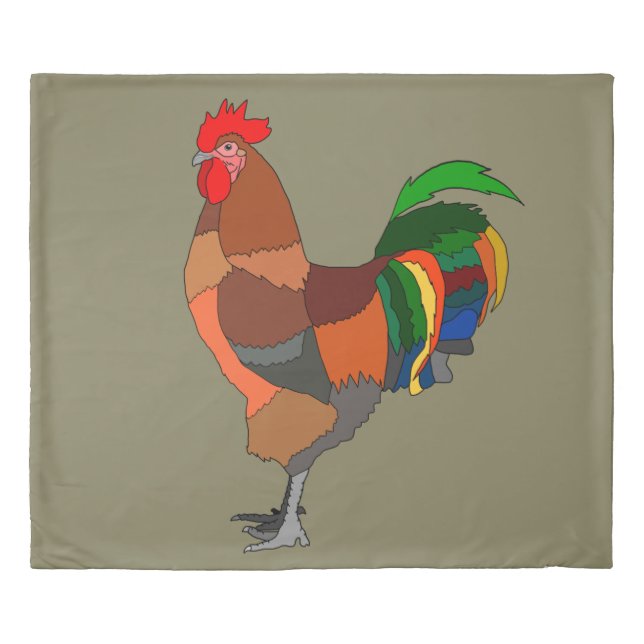 Rooster Duvet Cover (Front)