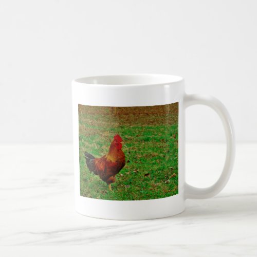 Rooster Facing right Coffee Mug