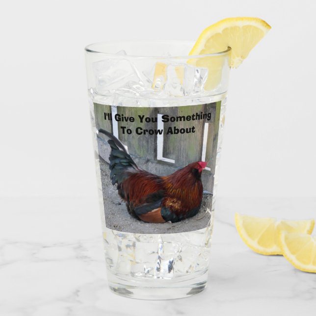 Rooster - Farm Life Series - Glass (Back Ice)