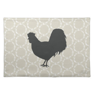 Rooster Farmhouse Wreath Placemat