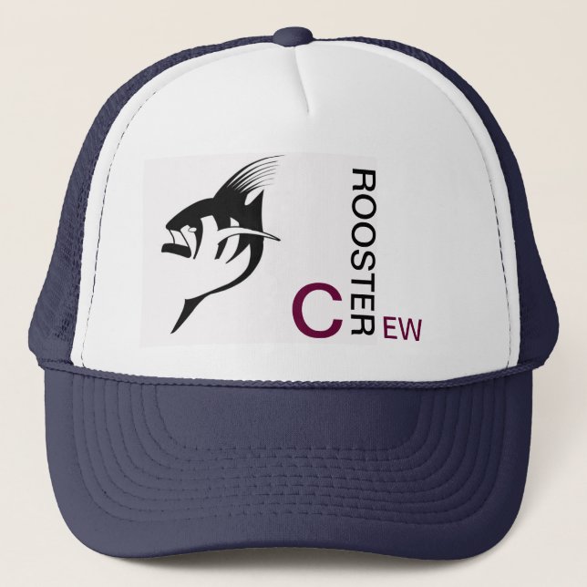 Rooster Fish Trucker Hat (Front)