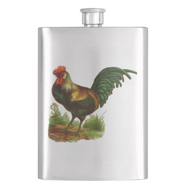 Rooster Flask (Front)
