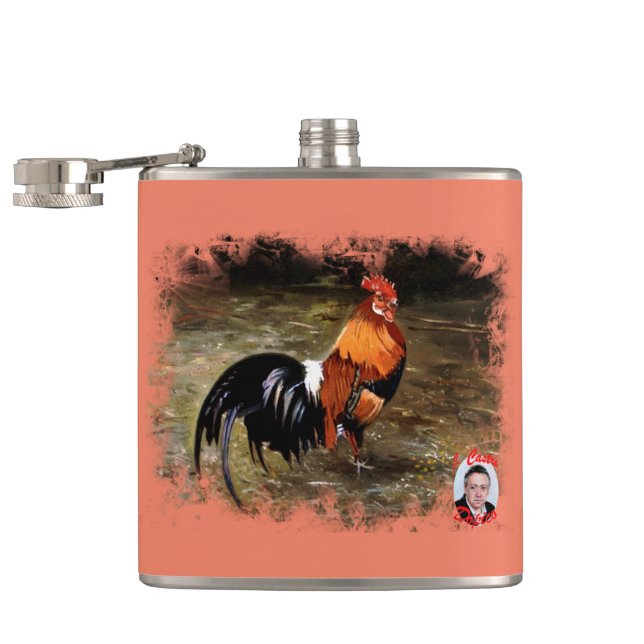 Rooster Flask (Opened)