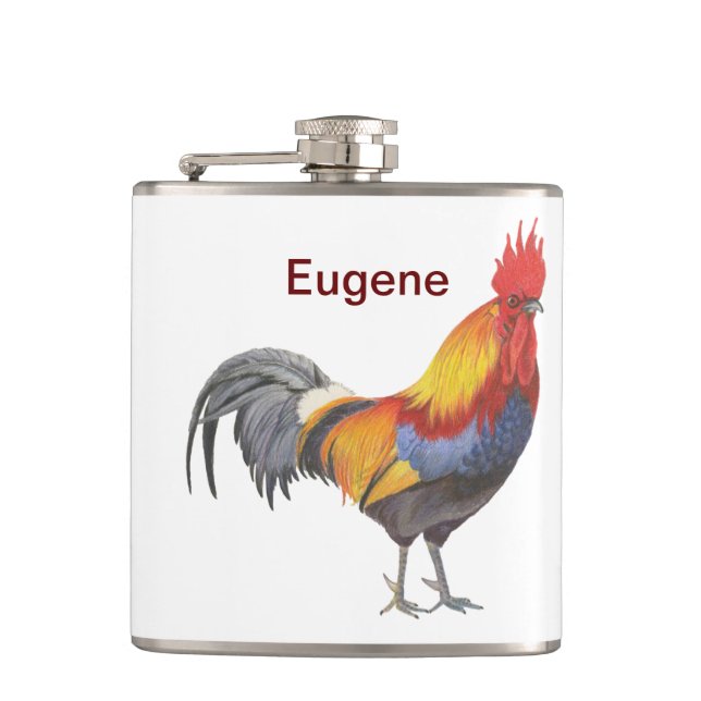 Rooster Flask (Front)