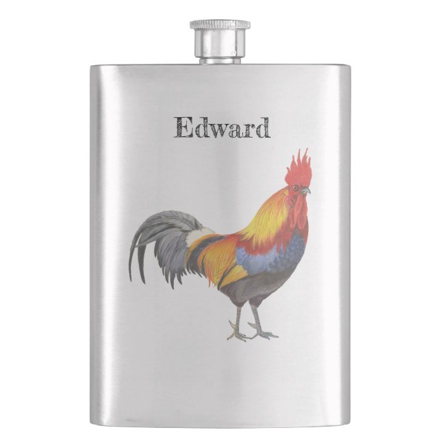 Rooster Flask (Front)