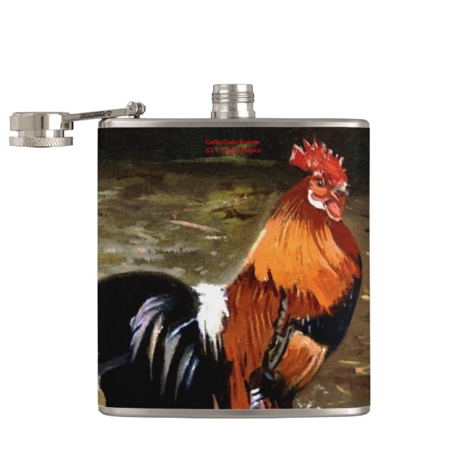 Rooster Flask (Opened)