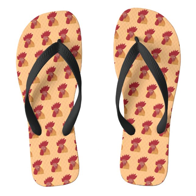 Rooster Flip Flops (Footbed)