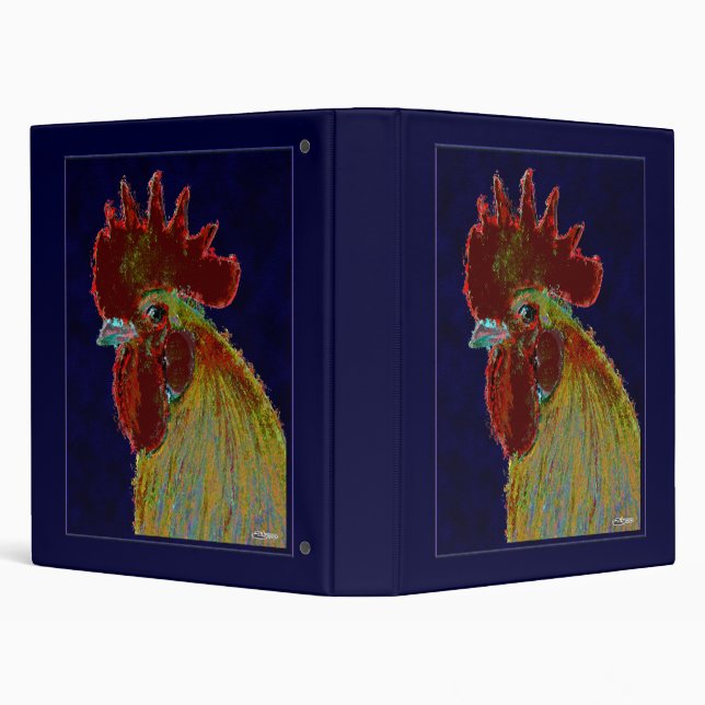 Rooster:  Freestyle Head Binder (Background)