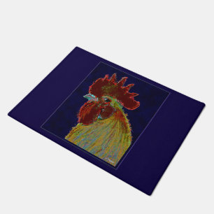 Rooster:  Freestyle Head Doormat