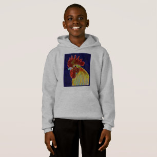 Rooster:  Freestyle Head Hoodie
