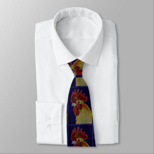 Rooster:  Freestyle Head Neck Tie
