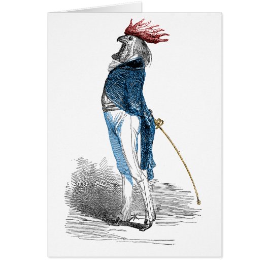 Rooster Gentleman Cards (Front)