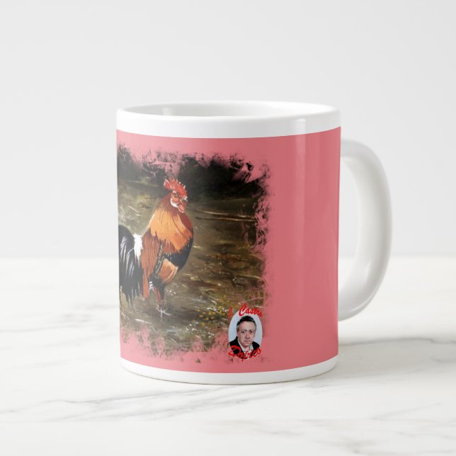 Rooster Giant Coffee Mug (Front Right)