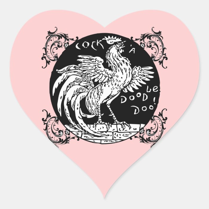 Rooster Home Decor, Apparel, and Gifts Stickers