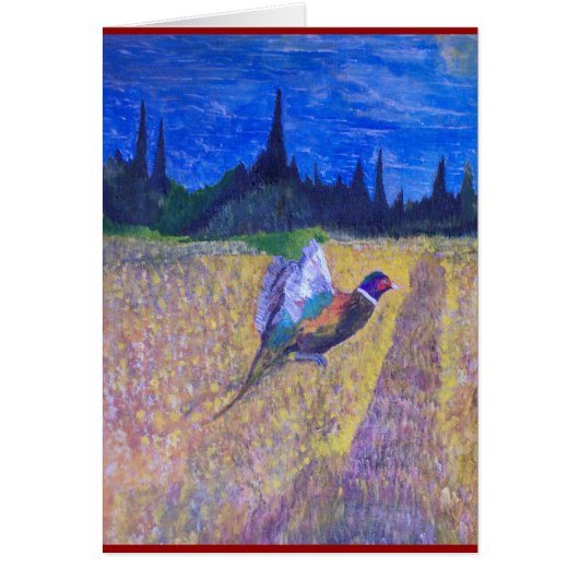 Rooster In The Field Cards (Front)