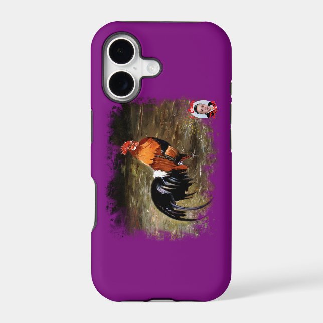 Rooster Iphone Case (Back)