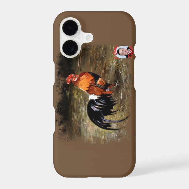 Rooster Iphone Case (Back)