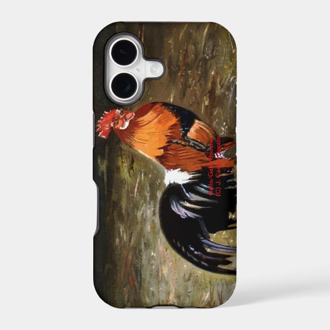 Rooster Iphone Case (Back)