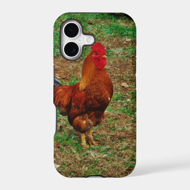 Rooster Iphone Case (Back)