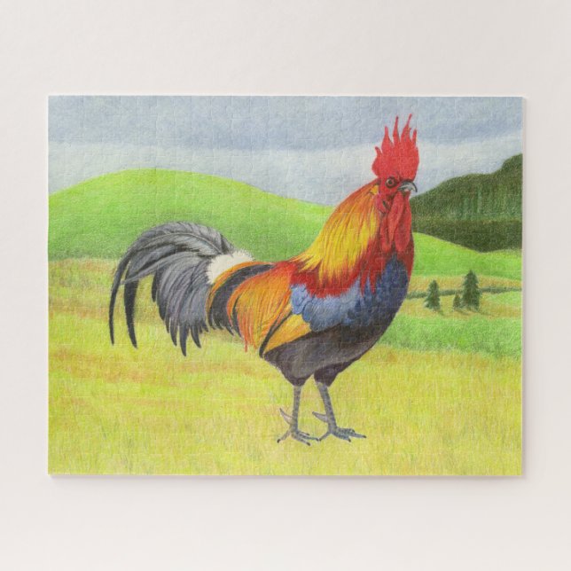 Rooster Jigsaw Puzzle (Horizontal)