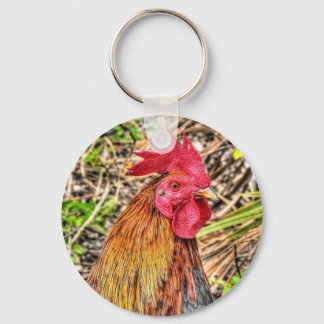 Rooster Keychain