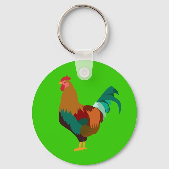 Rooster Keychain (Front)