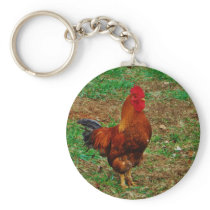 Rooster Keychain