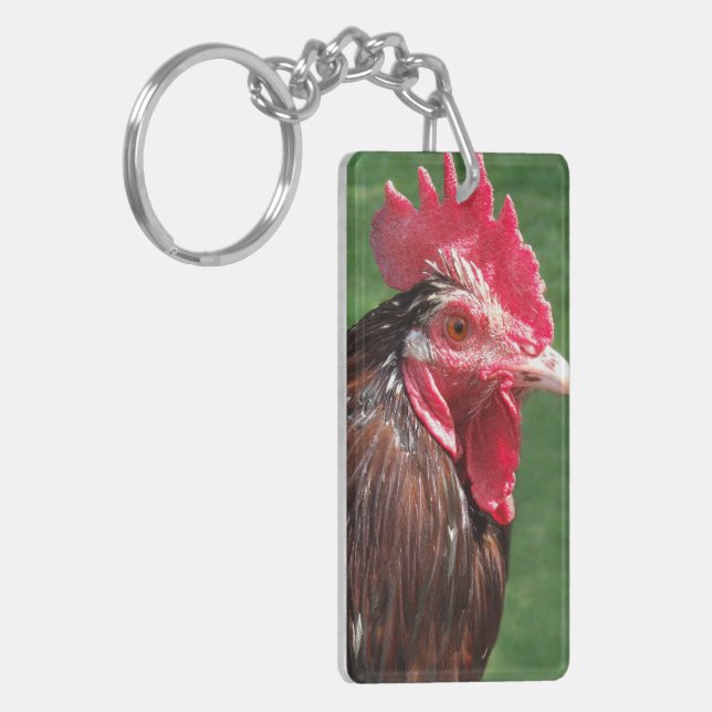 Rooster Keychain (Front Left)