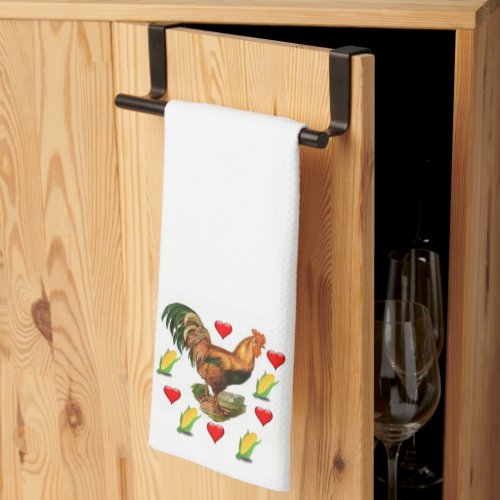 Rooster Kitchen Hand Towel