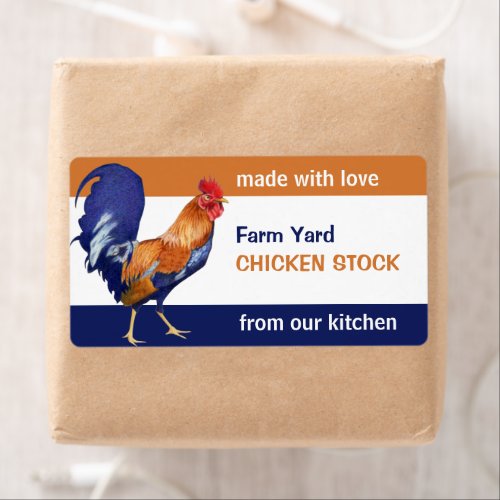 Rooster Kitchen Label