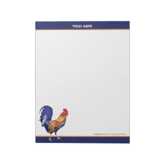 Rooster Large Notepad