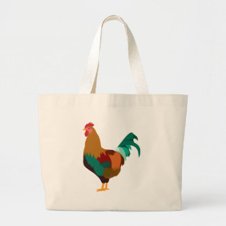 Rooster Large Tote Bag