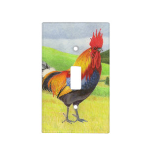 Rooster Light Switch Cover