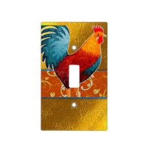 Rooster Light Switch Plate