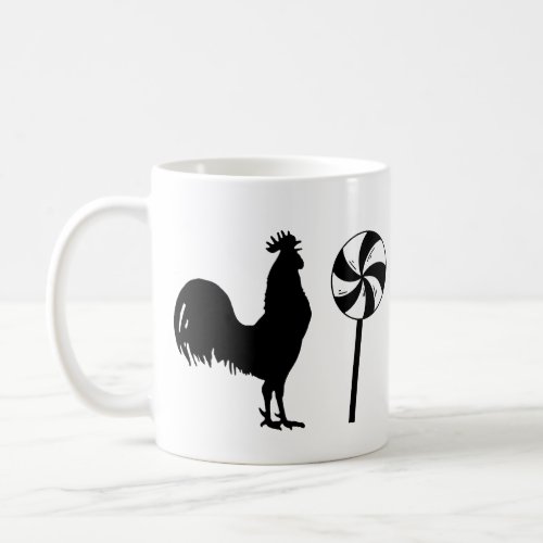 Rooster Lollipop Coffee Mug