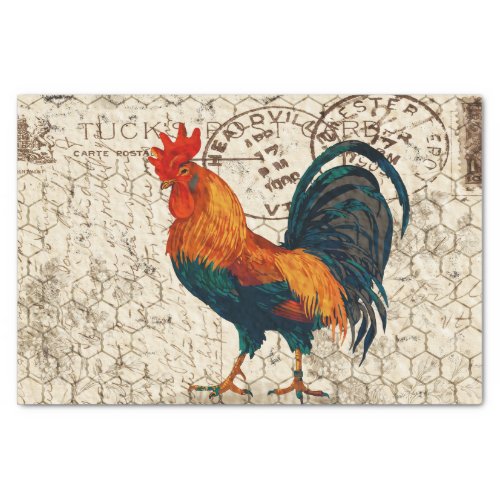 Rooster Mail Tissue Paper