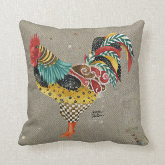 Rooster Mardi Pillow