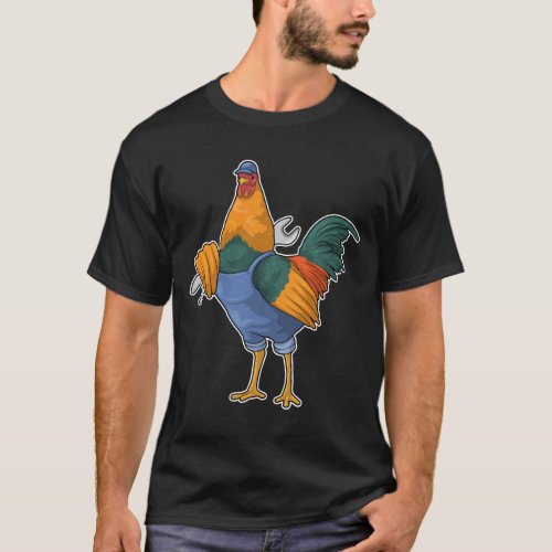 Rooster Mechanic Tool T_Shirt
