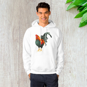Rooster Mens Hoodie