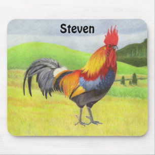 Rooster Mouse Pad