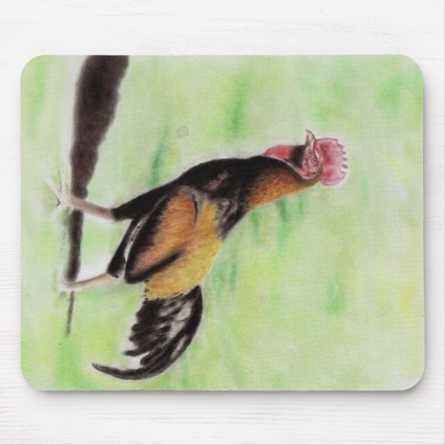 Rooster Mouse Pad (Front)