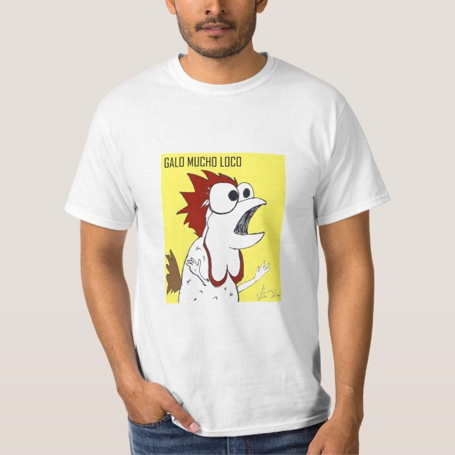 ROOSTER MUCHO I RENT T-Shirt (Front)