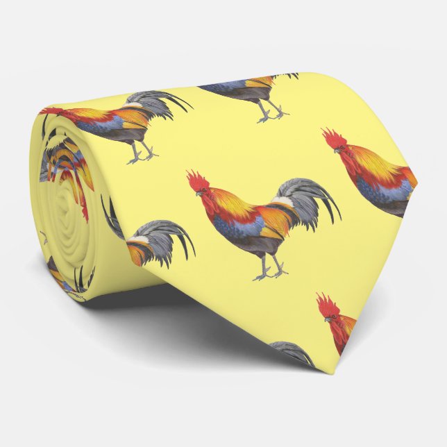 Rooster Neck Tie (Rolled)