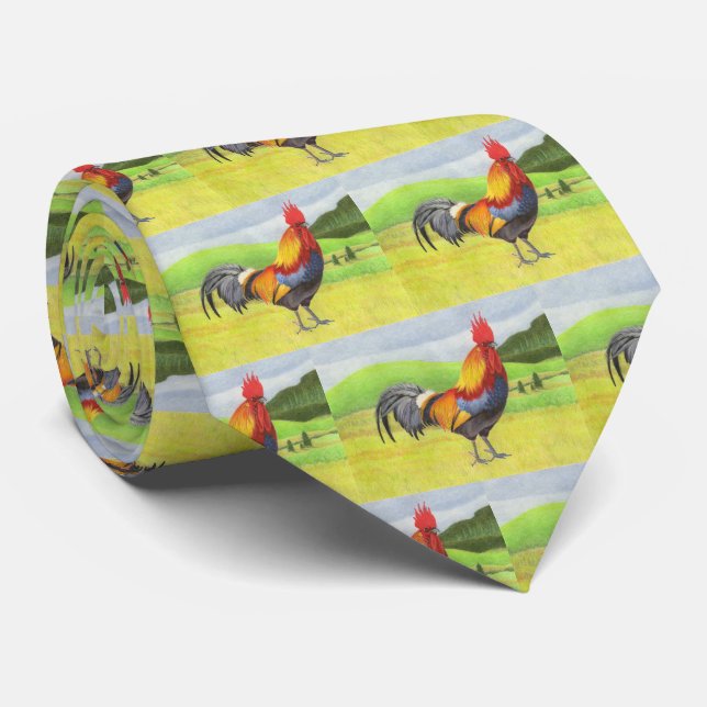 Rooster Neck Tie (Rolled)
