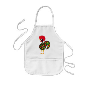 Rooster of Barcelos Nr02 - Galo de Barcelos Kids' Apron