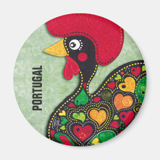 Rooster of Barcelos Nr02 - Galo de Barcelos Magnet